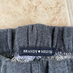 Brandy Melville Gray Rosa Sweatpants